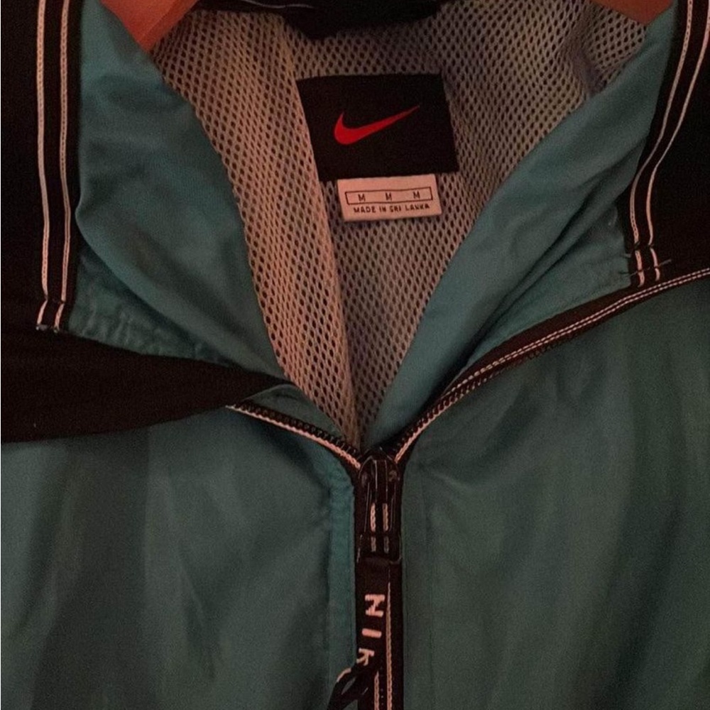 Vintage Y2K Nike Anorak Baby Blue